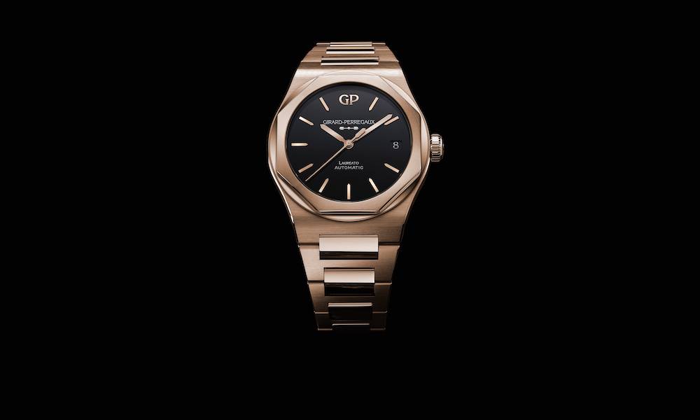 Laureato 42mm Pink Gold and Onyx 