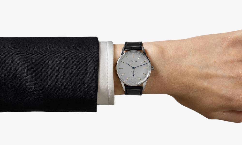 NOMOS Orion neomatik – 175 Years Watchmaking Glashütte al polso