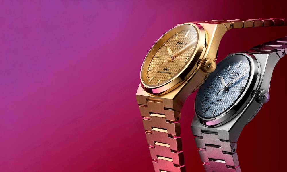 Tissot PRX 35mm Iced Blue e Gold cover