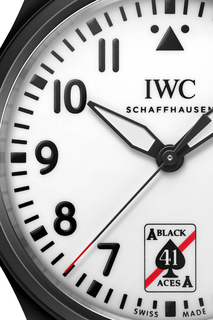 IWC Pilot's Watch Black Aces IW326905 dettaglio